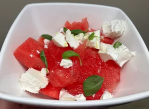 meloun se sýrem feta