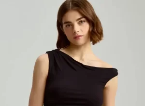 černý asymetrický top