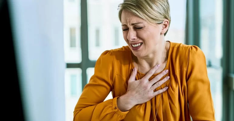 infarkt u žen