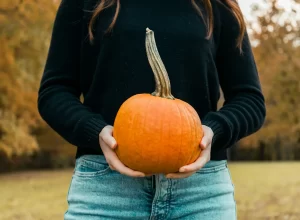 žena s dýní